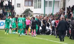 Bodrumspor - Eyüpspor maçında ortalık karıştı