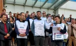 Çiğli Belediyesi'nde eksik maaş protestosu: Basın açıklaması yapıldı