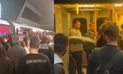 İzmir'de metro krizi: Kapıları tekmeleyip makinisti dövmeye kalktılar