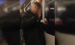 Rahatlığın bu kadarı! Metroda uyuşturucu madde içerken görüntülendi