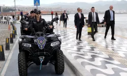 İzmir'de sahil şeridinde ATV Polis Timleri dönemi