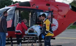 Samsun'da acemi mangalcılar kendini yaktı: Ambulans helikopter ile hastaneye sevk edildiler