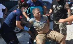 Bodrum'da inşaatta heyelan: 2 işçi kurtarıldı