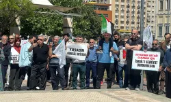 Konak’ta İsrail protestosu: Kısıtlama değil tam bir boykot  istiyoruz