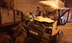 Tünelde feci kaza: Traktöre çarpan minibüsteki 9 yolcu yaralandı