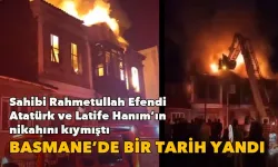 Basmane'de bir tarih yanıyor