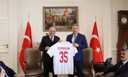 TFF Başkanı Büyükekşi'den İzmir Valisi Elban'a ziyaret