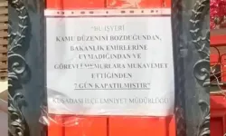 Aydın'da polise karşı çıkan iş yeri 7 gün süre ile mühürlendi
