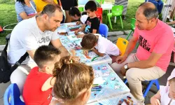 İzmir Büyükşehir düzenledi: Bu kez babalar ve çocukları eğlendi