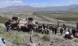Van’da askeri araç devrildi: 3 asker yaralandı