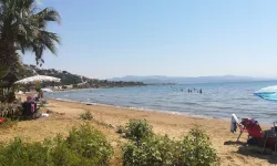 İzmir'in sessiz sakin plajı: Denizi sığ, kumu ipek gibi