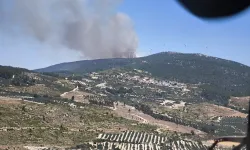 Manisa'nın Soma ilçesinde yangın: Ekiplerin müdahalesi sürüyor