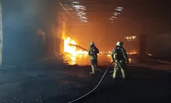 Fabrikada kazan patladı, yangın korkulu anlar yaşattı