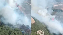 Hatay'da orman yangını: Müdahale devam ediyor