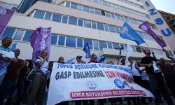 İzmir Büyükşehir'de eylem sürüyor: Teklif kabul edilemez