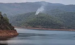 Marmaris’te yangın: Düşen yıldırım ormanı yaktı