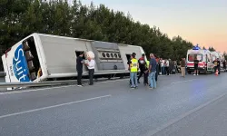 Hatay-İzmir seferini yapan otobüs devrildi: Çok sayıda yaralı var