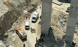 Aydın-Denizli Otoyolu'nun viyadük inşaatından düşen işçi öldü