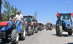 Başkan Akın eyleme katıldı: Çiftçi ne kadar üretirse memleket o kadar kalkınır