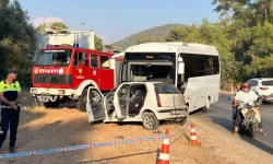 Muğla'da otomobil ile minibüs çarpıştı: 1 ölü, 1 yaralı