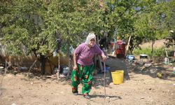 Kuru otları temizlemiş: Manisa'daki yangında evi yaşlı kadının titizliği kurtardı