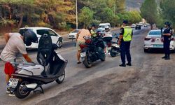 Muğla'da sıkı motosiklet denetimi: Toplam 188 bin 216 TL trafik cezası kesildi