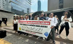 İzmir'de yargı emekçileri tepkili: Sorunlarımıza çözüm istiyoruz