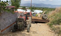 Manisa'da işçileri taşıyan traktör devrildi: 11 yaralı