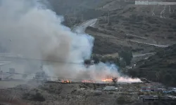 İzmir'de katı atık depolama sahasında yangın çıktı