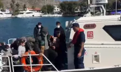 Muğla'da 21 düzensiz göçmen kurtarıldı