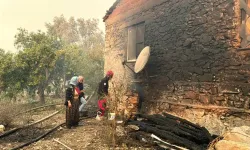 Muğla'da yangın felaketi: Evi yanan kadın gözyaşlarını tutamadı