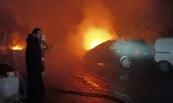 Bodrum'da sanayi sitesine yıldırım düştü