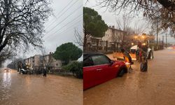 Muğla'da sağanak hayatı zorlaştırdı: Araçlar suda mahsur kaldı