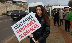 Güzelbahçe’de imar rantı protestosu: Biz sizden korkmuyoruz