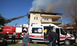 Fethiye'de bir evde yangın: 5 kişi dumandan etkilendi