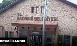 İzmir Bayındır Belediye Başkanlığından taşınmaz satışı ihale ilanı