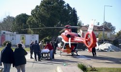 Muğla’da araç yangını faciası: Küçük çocuk helikopterle İzmir’e sevk edildi!