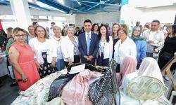 Kadınların el emeği Bayraklı’da göz kamaştırdı