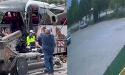 Çanakkale'de 8 kişinin öldüğü kazadan yeni görüntüler