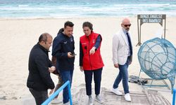 Çeşme'nin plajları yaz sezonuna hazırlanıyor