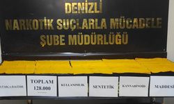 Denizli'de 128 bin uyuşturucu madde ele geçirildi