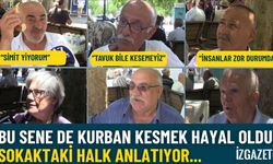 Bu sene de kurban kesmek hayal oldu: Sokaktaki halk anlatıyor