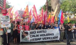 İzmir'de Erol Eğrek protestosu: Holdinglerin yılmaz savunucusu Saray rejiminin bu saltanatına son vereceğiz