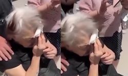 İzmir'de yere düşen yaşlı kadın isyan etti