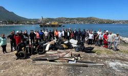 Bodrum’da deniz ve kıyı temizliği etkinliği: 2 ton atık toplandı