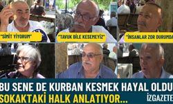 Bu sene de kurban kesmek hayal oldu: Sokaktaki halk anlatıyor