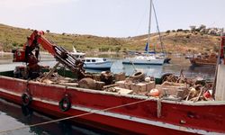 Muğla'nın koyları temizleniyor: 20 ton atık çıkarıldı
