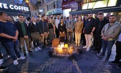 Soma'da hayatını kaybeden madenciler Konak'ta anıldı