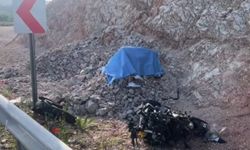 Soma'da motosiklet kazası: 1 kişi hayatını kaybetti