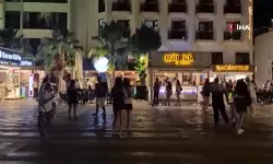 O anlar kamerada: İzmir'in turizm cennetinde ortalık karıştı